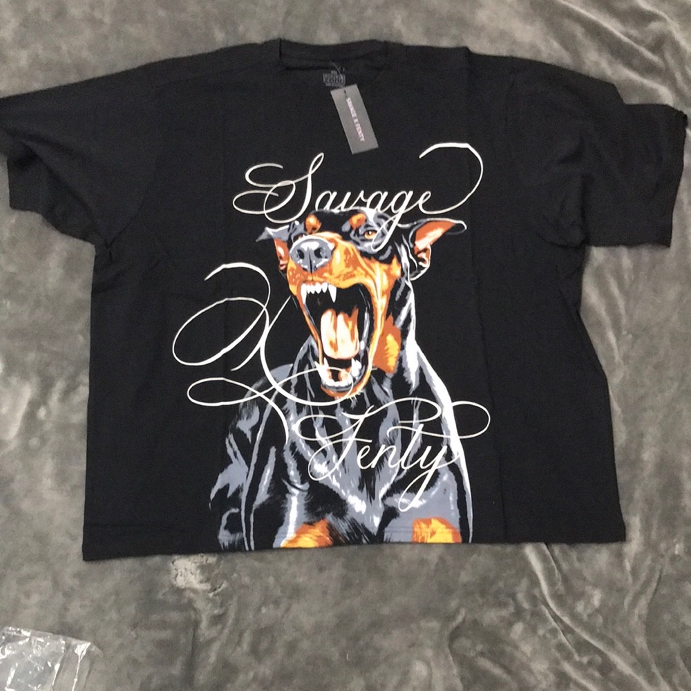 Savage X Fenty Black Top Shirt XXL